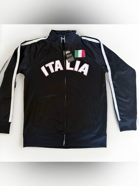 NWT Hardcore Italians Italia Track Jacket Large